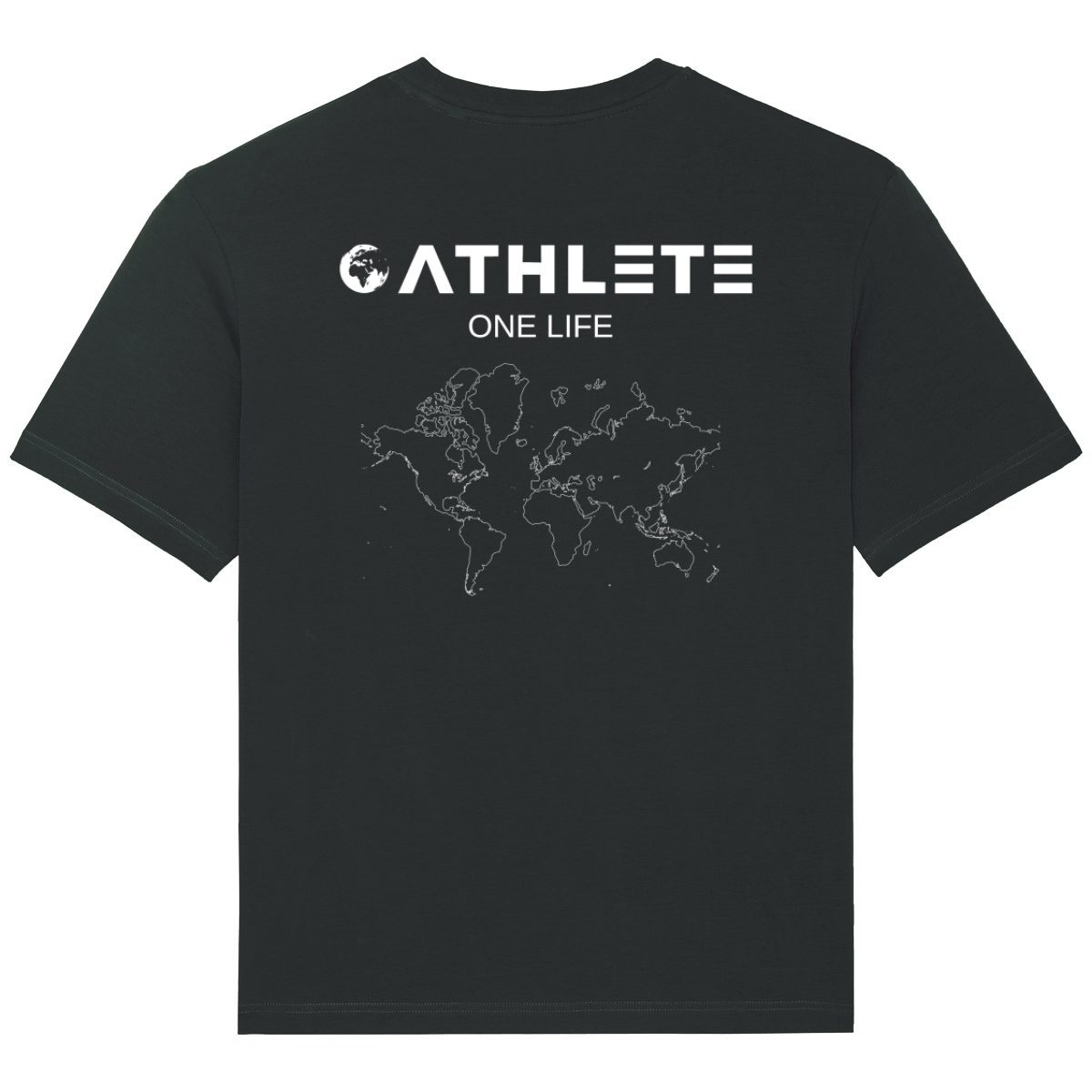 T-Shirt Ample Unisexe OATHLETE ONE LIFE WHITE